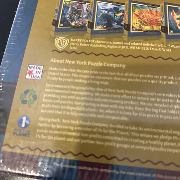 NEW Harry Potter Hogwarts - 500 Pieces Jigsaw Puzzle - New York Puzzle Company - Picture 5 of 6